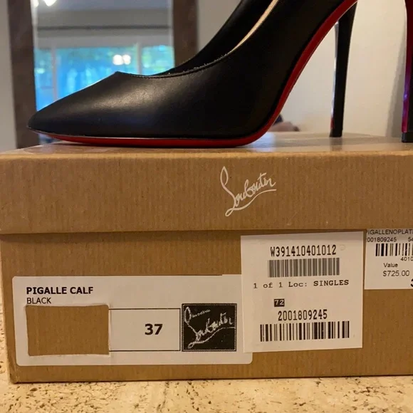Christian Louboutin - Pigalle Calf Black - Picture 6 of 7